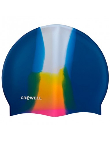 Crowell KOL.14 Σκουφάκι Κολύμβησης Ενηλίκων από Σιλικόνη Πολύχρωμο