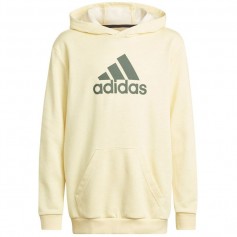 Adidas Παιδικό Φούτερ με Κουκούλα και Τσέπες Κίτρινο HN8469