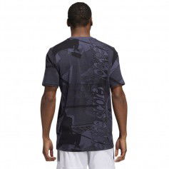 Adidas Iginite Ανδρικό T-shirt Graphite με Στάμπα HK6725