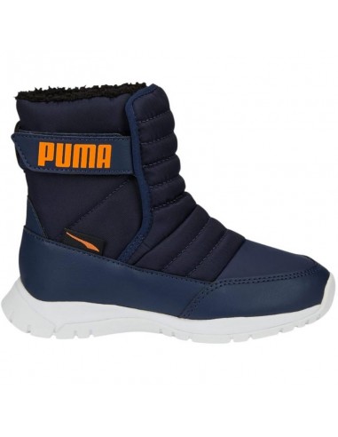 Puma Nieve Wtr Παιδικά Μποτάκια Χιονιού με Σκρατς Μπλε 380745-06