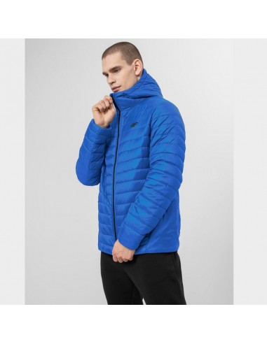 4F Ανδρικό Χειμωνιάτικο Μπουφάν Puffer Μπλε H4Z22-KUMP004-36S