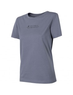 4F Γυναικείο Αθλητικό T-shirt Γκρι H4Z22-TSD019-25S
