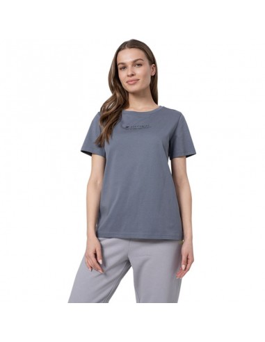 4F Γυναικείο Αθλητικό T-shirt Γκρι H4Z22-TSD019-25S