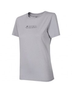 4F Γυναικείο Αθλητικό T-shirt Γκρι H4Z22-TSD019-27S