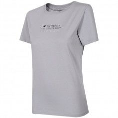 4F Γυναικείο Αθλητικό T-shirt Γκρι H4Z22-TSD019-27S