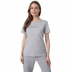 4F Γυναικείο Αθλητικό T-shirt Γκρι H4Z22-TSD019-27S