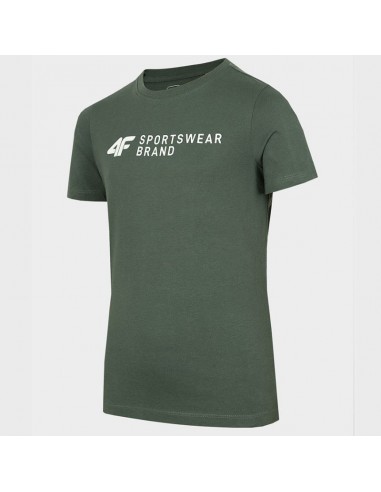 4F Παιδικό T-shirt Χακί HJZ22-JTSM003-46S