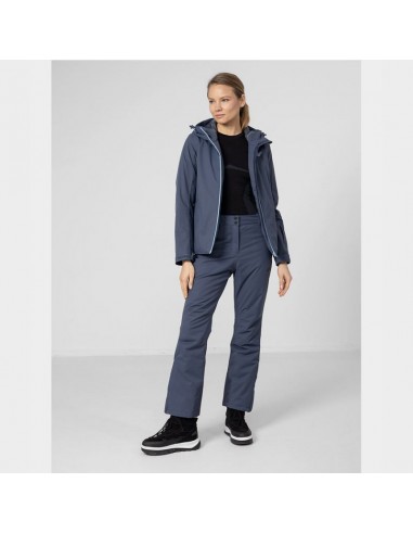 4F H4Z22-KUDN001-32S Γυναικείο Μπουφάν για Σκι & Snowboard Μπλε