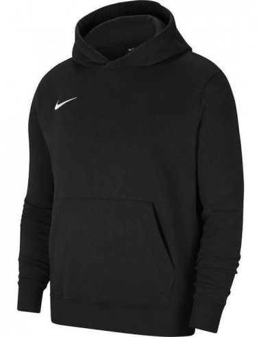 Nike Fleece Παιδικό Φούτερ με Κουκούλα και Τσέπες Μαύρο Park 20 CW6896-010