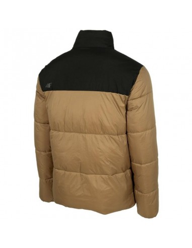 4F Ανδρικό Χειμωνιάτικο Μπουφάν Bomber Καφέ H4Z22-KUMP005-82S