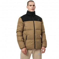 4F Ανδρικό Χειμωνιάτικο Μπουφάν Bomber Καφέ H4Z22-KUMP005-82S