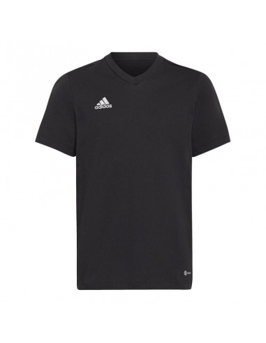Adidas Entrada 22 Jr Παιδικό T-shirt Μαύρο HC0443