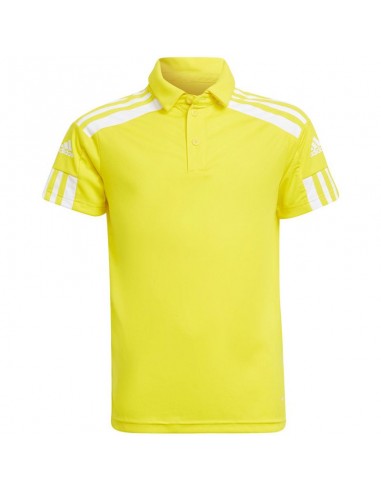Adidas Παιδικό Καλοκαιρινό Polo Κοντομάνικο Κίτρινο Squadra GP6426
