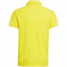 Adidas Παιδικό Καλοκαιρινό Polo Κοντομάνικο Κίτρινο Squadra GP6426