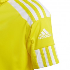 Adidas Παιδικό Καλοκαιρινό Polo Κοντομάνικο Κίτρινο Squadra GP6426