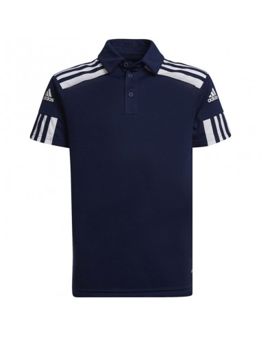 Adidas Παιδικό Καλοκαιρινό Polo Κοντομάνικο Navy Μπλε Squadra HC6274