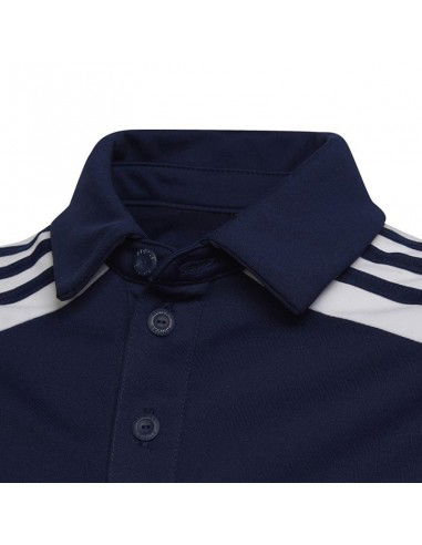 Adidas Παιδικό Καλοκαιρινό Polo Κοντομάνικο Navy Μπλε Squadra HC6274