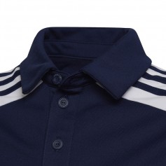 Adidas Παιδικό Καλοκαιρινό Polo Κοντομάνικο Navy Μπλε Squadra HC6274