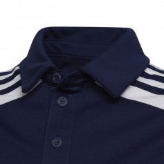 Adidas Παιδικό Καλοκαιρινό Polo Κοντομάνικο Navy Μπλε Squadra HC6274