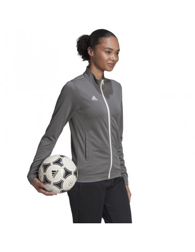 Adidas Entrada 22 Γυναικεία Ζακέτα Φούτερ Γκρι H57527