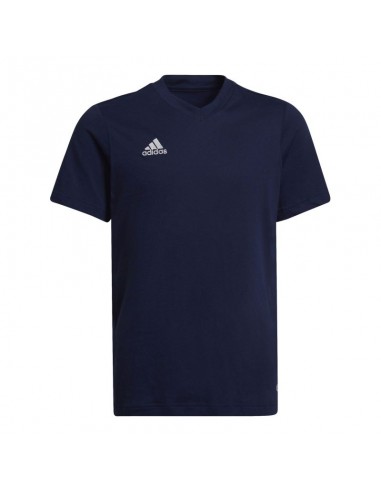 Adidas Entrada 22 Jr Παιδικό T-shirt Navy Μπλε HC0445