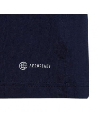 Adidas Entrada 22 Jr Παιδικό T-shirt Navy Μπλε HC0445