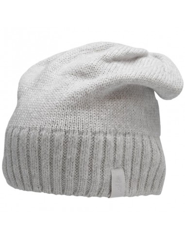  4F Beanie Γυναικείος Σκούφος Πλεκτός σε Γκρι χρώμα H4Z22-CAD015-25S 2025