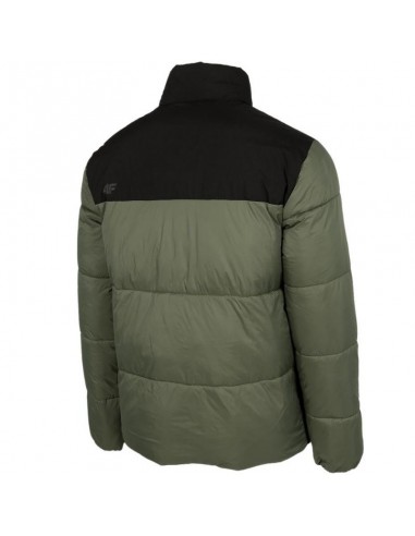 4F Down Ανδρικό Χειμωνιάτικο Μπουφάν Bomber Χακί H4Z22-KUMP005-43S