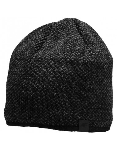 4F Beanie Ανδρικός Σκούφος Πλεκτός σε Μαύρο χρώμα H4Z22-CAM015-20S