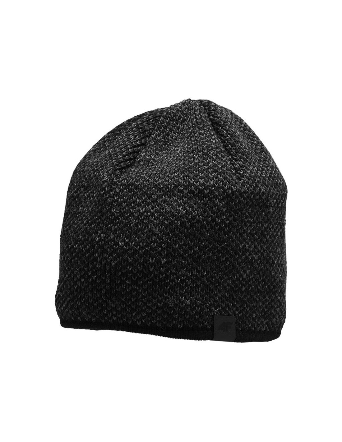 4F Beanie Ανδρικός Σκούφος Πλεκτός σε Μαύρο χρώμα H4Z22-CAM015-20S