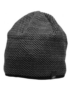 4F Beanie Ανδρικός Σκούφος σε Γκρι χρώμα H4Z22-CAM015-23S