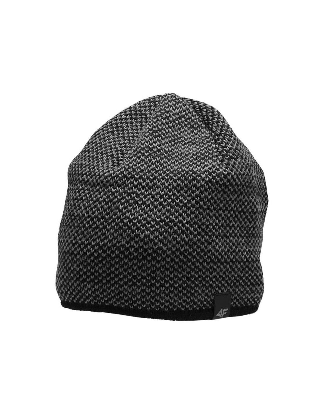 4F Beanie Ανδρικός Σκούφος σε Γκρι χρώμα H4Z22-CAM015-23S