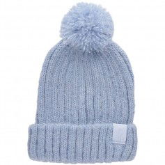 Outhorn Pom Pom Beanie Γυναικείος Σκούφος Πλεκτός σε Γαλάζιο χρώμα HAW22-ACAPF050-34S