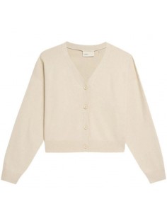 Outhorn Γυναικεία Πλεκτή Ζακέτα σε Μπεζ Χρώμα HAW22-TSWEF001-11S