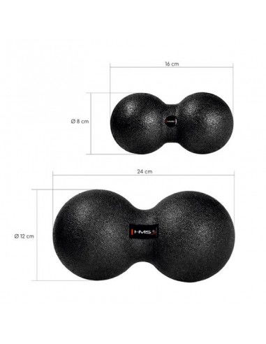 Double massage ball Duo Ball HMS BLM02 12 24CM