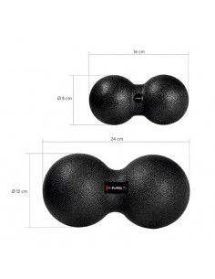 Double massage ball Duo Ball HMS BLM02 8 16CM 2