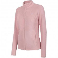 4F Fleece Γυναικεία Ζακέτα με Φερμουάρ σε Ροζ Χρώμα H4Z22-PLD350-65S