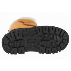 Big Star Παιδικά Μποτάκια Χιονιού με Σκρατς Καφέ KK374237