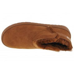 Big Star Suede Γυναικεία Μποτάκια Αστραγάλου με Γούνα Καφέ KK274620