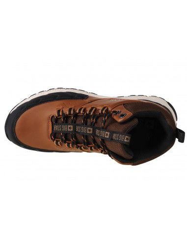 Big Star Δερμάτινα Καφέ Ανδρικά Μποτάκια II174179