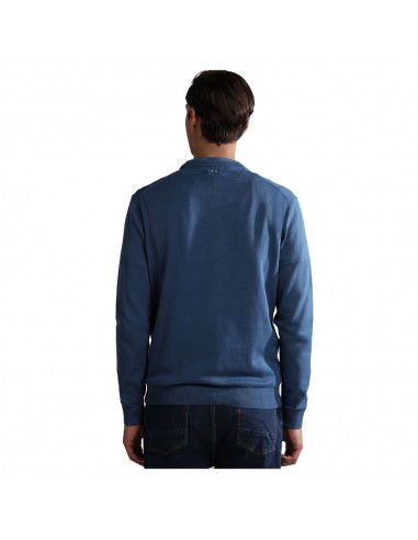 Napapijri Ανδρική Μπλούζα Μακρυμάνικη Μπλε NP0A4GJPBS51