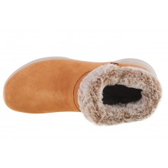 Skechers Go Joy Suede Γυναικεία Μποτάκια με Γούνα Καφέ 144003-CSNT