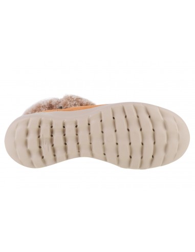 Skechers Go Joy Suede Γυναικεία Μποτάκια με Γούνα Καφέ 144003-CSNT
