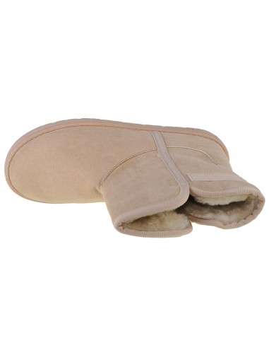 Big Star Suede Γυναικείες Μπότες Χιονιού Μπεζ KK274617