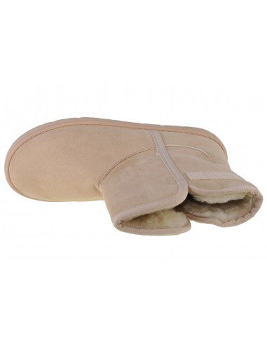 Big Star Suede Γυναικείες Μπότες Χιονιού Μπεζ KK274617