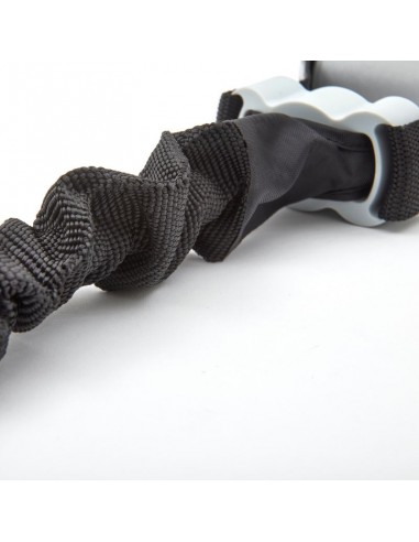 Reebok 16074 Λάστιχο Γυμναστικής Σωληνωτό Πολύ Σκληρό με Λαβές Μαύρο Level 5