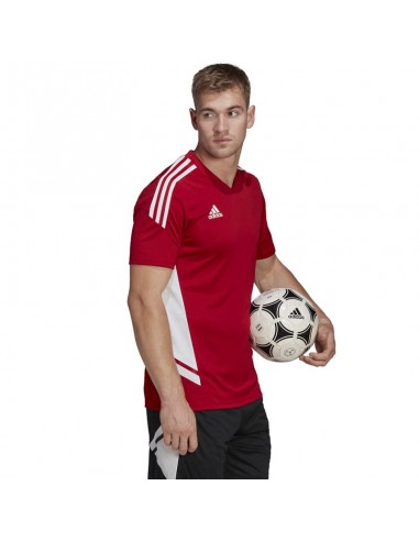 Adidas Condivo 22 Αθλητικό Ανδρικό T-shirt Κόκκινο με Λογότυπο HA6286
