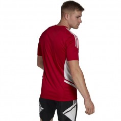 Adidas Condivo 22 Αθλητικό Ανδρικό T-shirt Κόκκινο με Λογότυπο HA6286