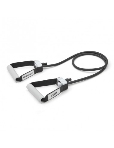 Reebok RSTB-16077 Λάστιχο Γυμναστικής Σωληνωτό Σκληρό με Λαβές Μαύρο