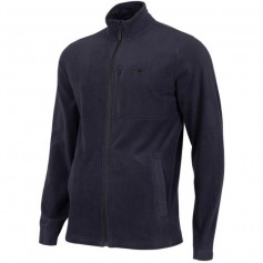 4F Ανδρική Ζακέτα Fleece με Φερμουάρ Navy Μπλε H4Z22-PLM352-30S